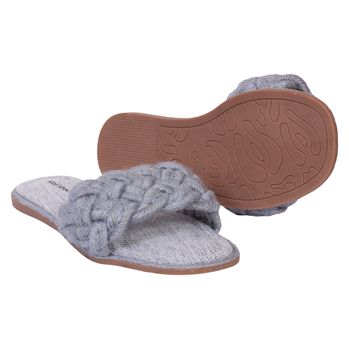 Dame Sandaler Grey 36 Fra Ideal Shoes -    sandal