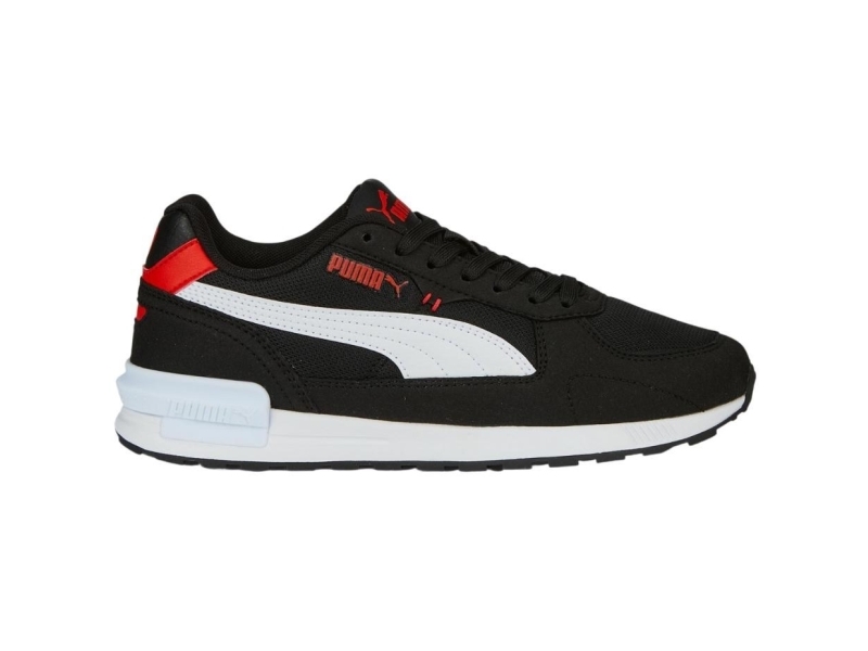 Puma Graviton Jr Kids Shoes Black & White 381987 11 Fra Puma -    sko