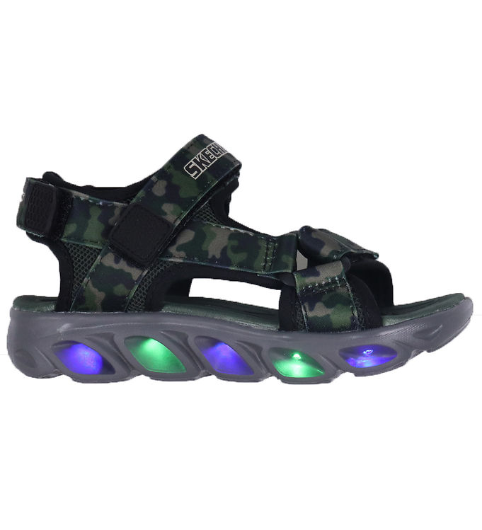 Sandaler M Lys Hypno Splash Black Fra Skechers -    sandal