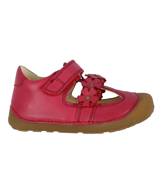 Begyndersandal Petit Summer Flower Red Ws Fra Bundgaard -    sandal