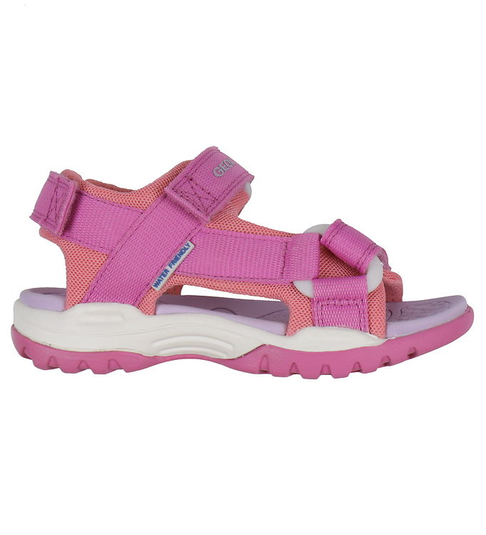 Sandaler Borealis Fuchsia Light Coral Fra Geox -    sandal
