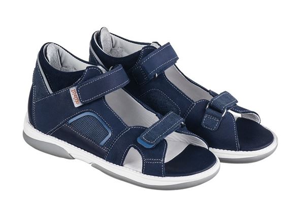 Capri Sandal Navy Sandal Med Ekstra Støtte Fra Memo -    sandal