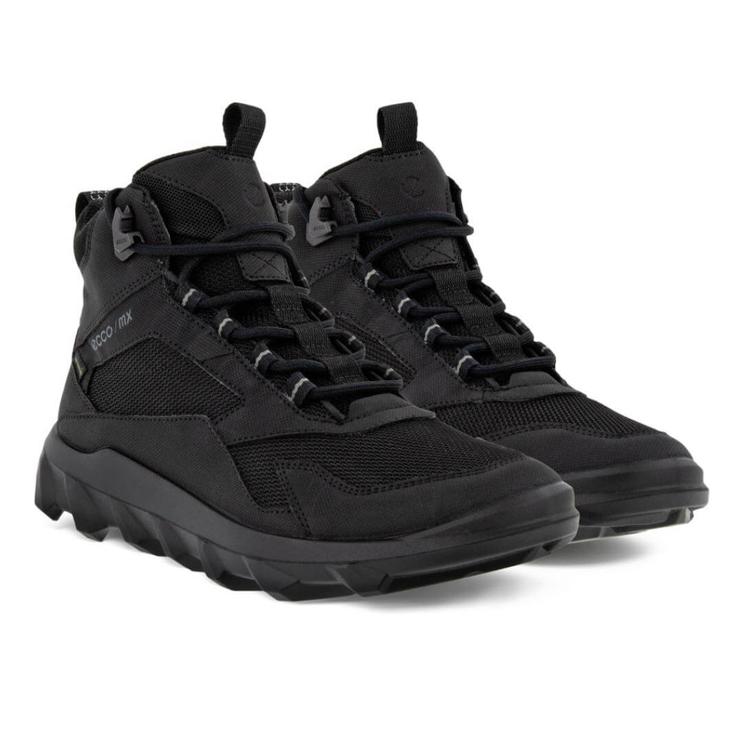 Vandrestøvler Til Dame Ecco Mx Mid Cut Gtx Sort -    vandrestøvler