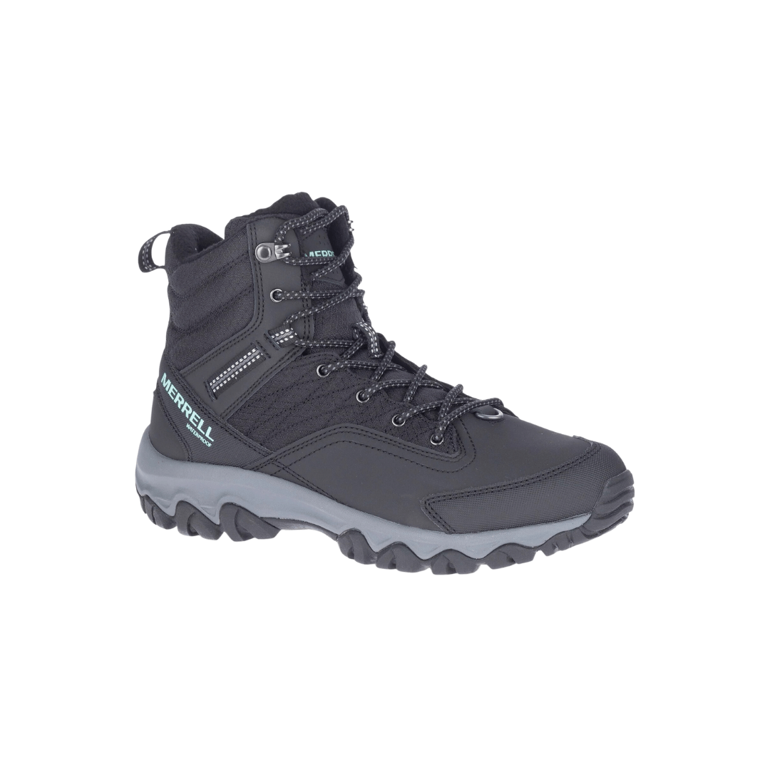 Vandrestøvler Til Dame Merrell Thermo Akita Mid Cut Sort -    vandrestøvler