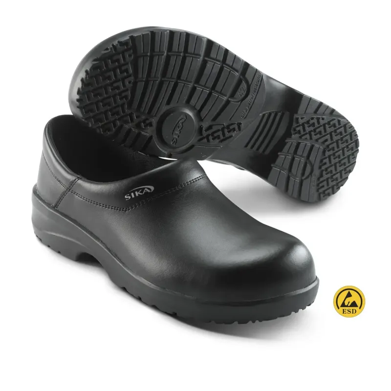 Sika Fusion Clog Esd Kap Sikkerhedssko Stål Tåværn Fra Sika Footwear -    sko