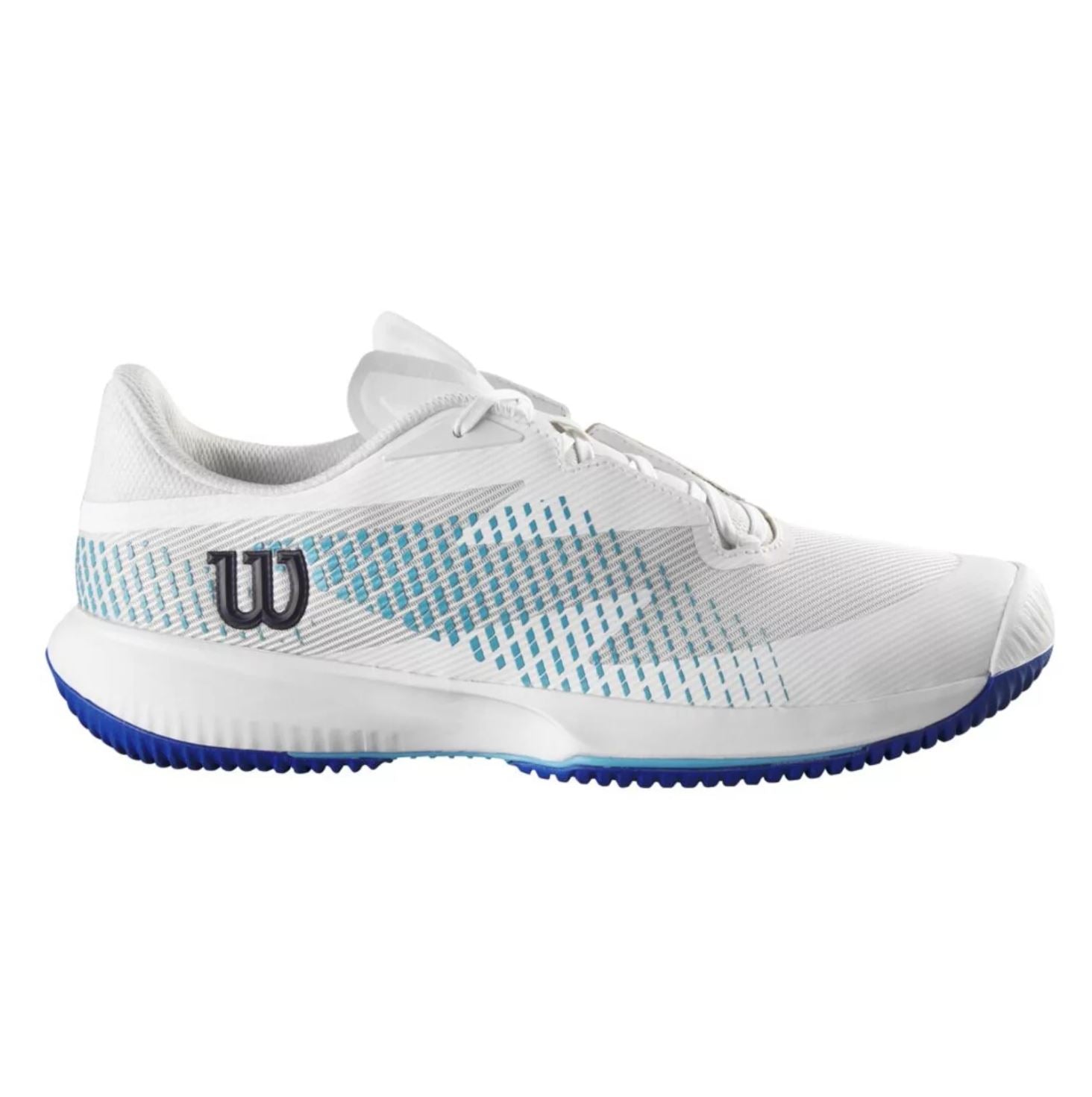 Kaos Swift 1 5 Men&apos;s Tennissko White Blue Atoll Lapis Blue 48 Fra Wilson -    løbesko